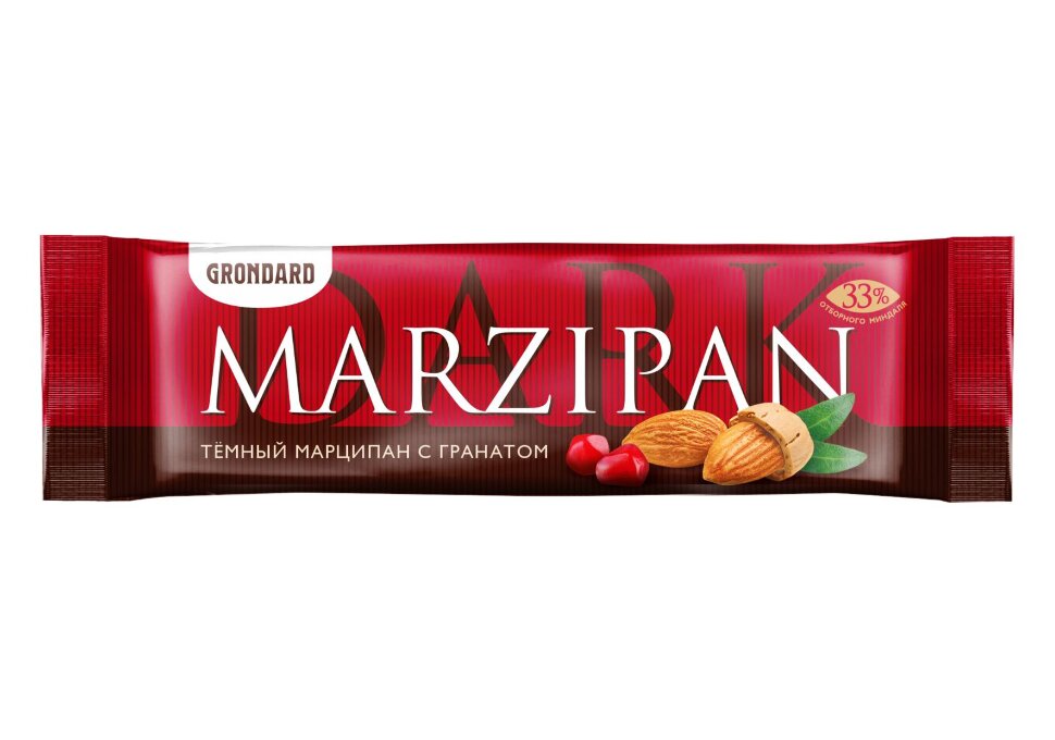  TM Grondard     (10973) Батончики глазированные Марципановые ГРАНАТ, (24шт по 50г)       в Лянторе